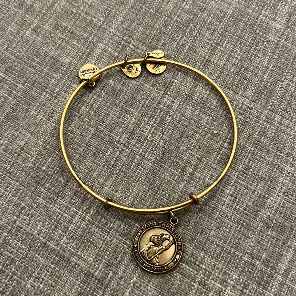 Alex and Ani St. Christopher charm bracelet